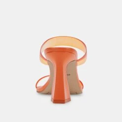 NOVAH HEELS TANGERINE VINYL 17 NOVAH HEELS TANGERINE VINYL -Fashion Shoe Store DOLCEVITA HEELS NOVAH TANGERINEVINYL 05