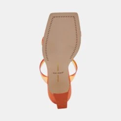 NOVAH HEELS TANGERINE VINYL 19 NOVAH HEELS TANGERINE VINYL -Fashion Shoe Store DOLCEVITA HEELS NOVAH TANGERINEVINYL 07