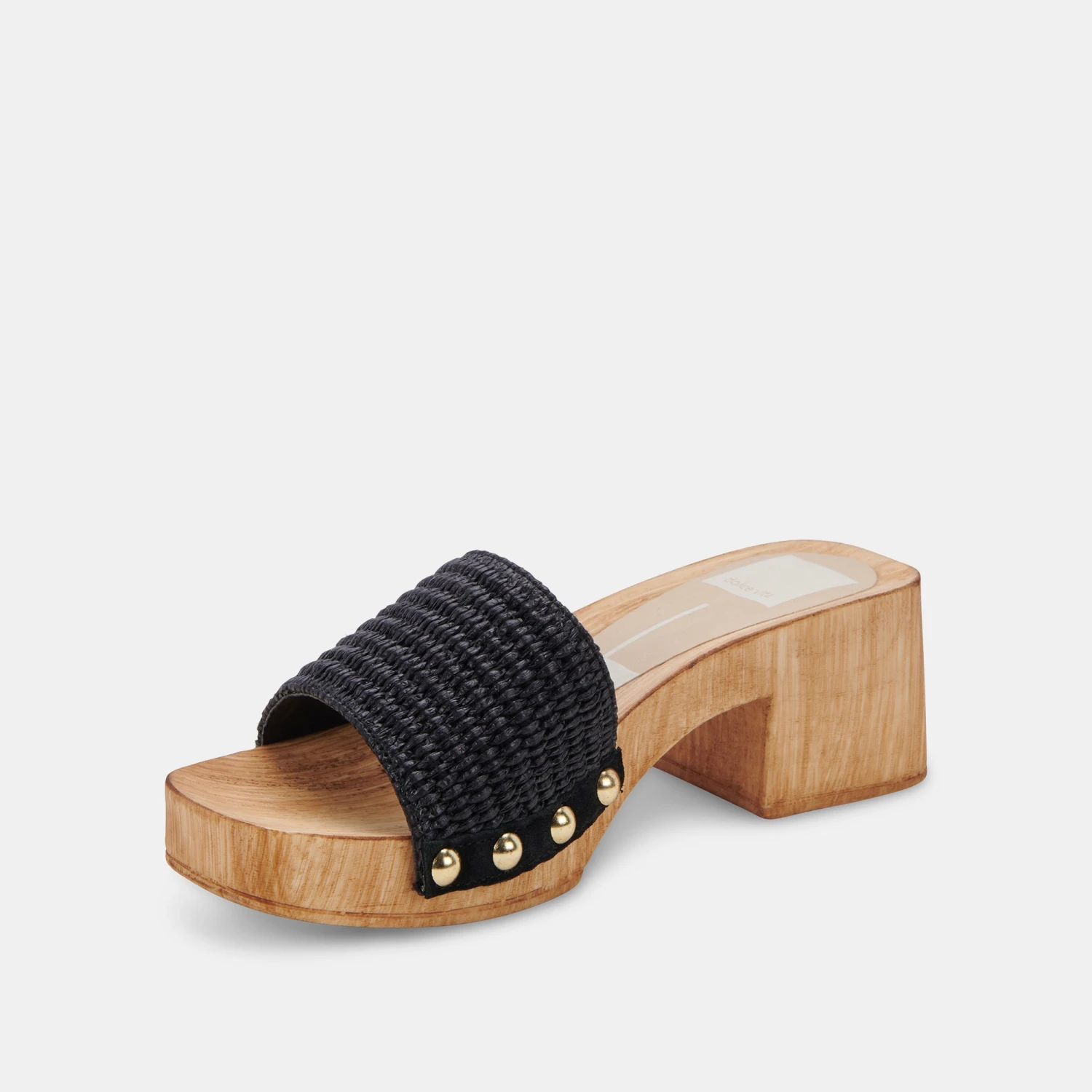 OAKLEY HEELS BLACK RAFFIA 7 OAKLEY HEELS BLACK RAFFIA - Image 5