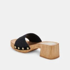 OAKLEY HEELS BLACK RAFFIA 17 OAKLEY HEELS BLACK RAFFIA -Fashion Shoe Store DOLCEVITA HEELS OAKLEY BLACKRAFFIA 09