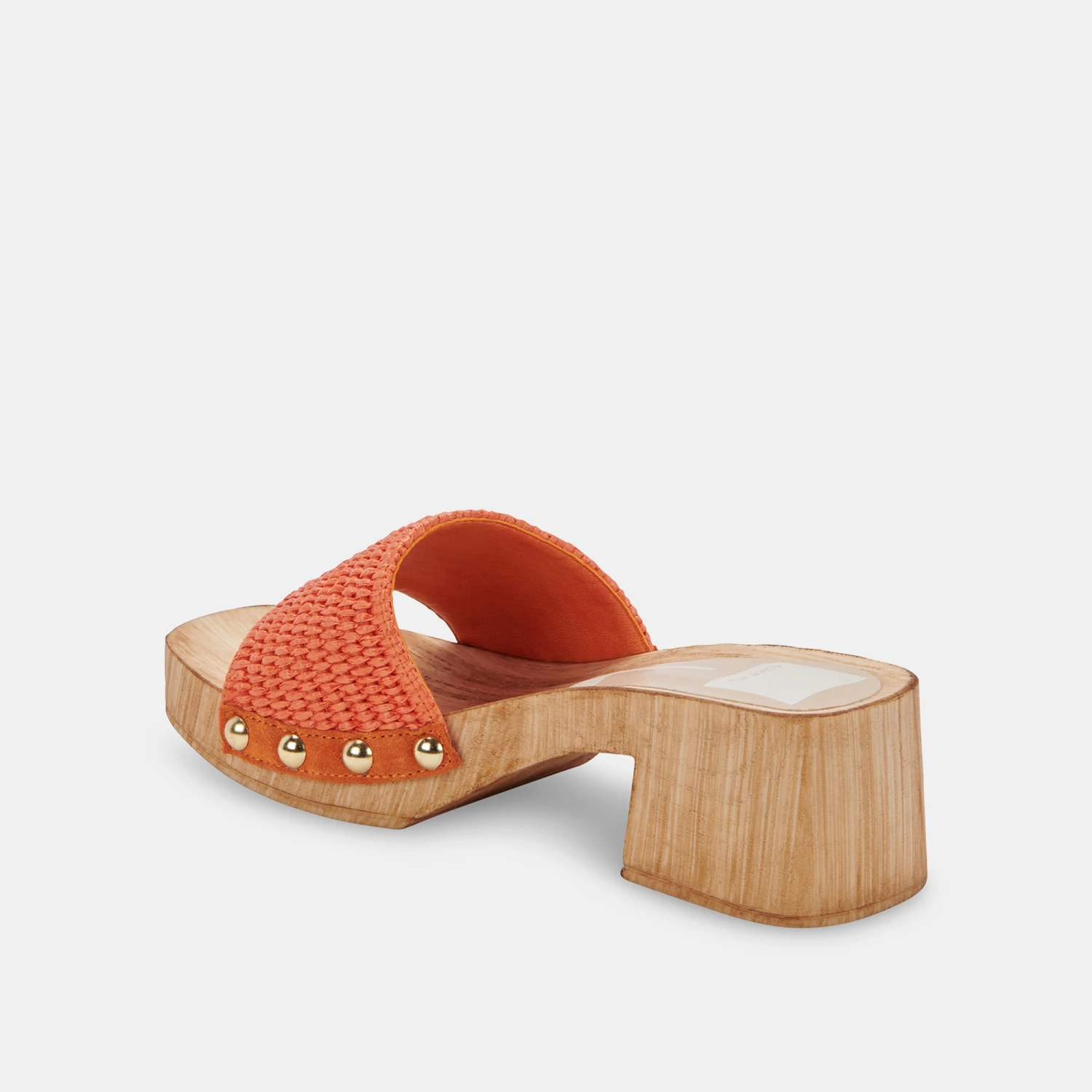 OAKLEY HEELS ORANGE RAFFIA 7 OAKLEY HEELS ORANGE RAFFIA - Image 5