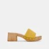 OAKLEY HEELS YELLOW RAFFIA -Fashion Shoe Store DOLCEVITA HEELS OAKLEY YELLOWRAFFIA 02