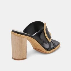 ONNIE WIDE HEELS BLACK LEATHER -Fashion Shoe Store DOLCEVITA HEELS ONNIE BLACKLEATHER 03 343ea83d 5cd2 4d89 858a 2d9d9182bc91