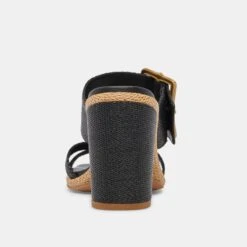 ONNIE WIDE HEELS ONYX RAFFIA -Fashion Shoe Store DOLCEVITA HEELS ONNIE ONYXRAFFIA 05 9a37e90d c81b 4a00 9bf4 07be21ed6cc7