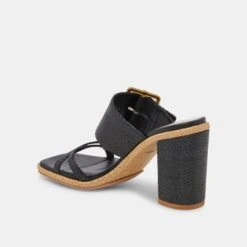 ONNIE WIDE HEELS ONYX RAFFIA -Fashion Shoe Store DOLCEVITA HEELS ONNIE ONYXRAFFIA 09 7743c1a6 4b47 4ef7 ad5c a12dea5e80ac