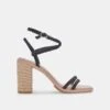 ORO HEELS BLACK STELLA -Fashion Shoe Store DOLCEVITA HEELS ORO BLACKSTELLA 02