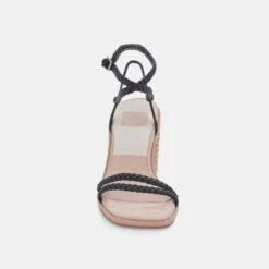 ORO HEELS BLACK STELLA -Fashion Shoe Store DOLCEVITA HEELS ORO BLACKSTELLA 04