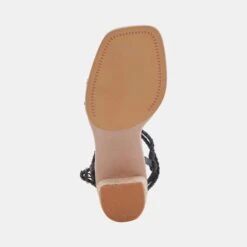 ORO HEELS BLACK STELLA -Fashion Shoe Store DOLCEVITA HEELS ORO BLACKSTELLA 07