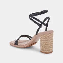 ORO HEELS BLACK STELLA -Fashion Shoe Store DOLCEVITA HEELS ORO BLACKSTELLA 09