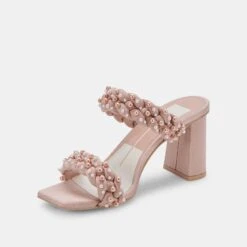 PAILY PEARL HEELS BLUSH MULTI PEARLS -Fashion Shoe Store DOLCEVITA HEELS PAILYPEARL BLUSHPEARL 08 1