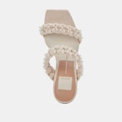 PAILY PEARL HEELS VANILLA PEARLS -Fashion Shoe Store DOLCEVITA HEELS PAILYPEARL VANILLAPEARL 06