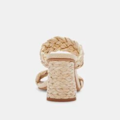 PAILY RAFFIA HEELS VANILLA RAFFIA -Fashion Shoe Store DOLCEVITA HEELS PAILYRAFFIA VANILLARAFFIA 05