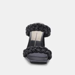 PAILY RHINESTONE HEELS BLACK RHINESTONE -Fashion Shoe Store DOLCEVITA HEELS PAILYRHINESTONE BLACKRHINESTONE 04