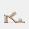 PAILY HEELS LIGHT GOLD METALLIC STELLA SUEDE -Fashion Shoe Store DOLCEVITA HEELS PAILY LIGHTGOLDMETALLICSTELLASUEDE 02