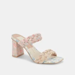 PAILY HEELS PINK FLORAL STELLA -Fashion Shoe Store DOLCEVITA HEELS PAILY PINKFLORALSTELLA 01
