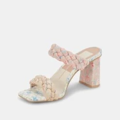 PAILY HEELS PINK FLORAL STELLA -Fashion Shoe Store DOLCEVITA HEELS PAILY PINKFLORALSTELLA 08
