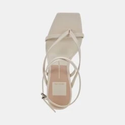 PAROO HEELS IVORY LEATHER -Fashion Shoe Store DOLCEVITA HEELS PAROO IVORYLEATHER 06