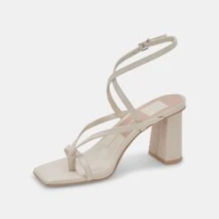 PAROO HEELS IVORY LEATHER -Fashion Shoe Store DOLCEVITA HEELS PAROO IVORYLEATHER 08