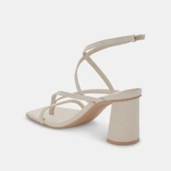 PAROO HEELS IVORY LEATHER -Fashion Shoe Store DOLCEVITA HEELS PAROO IVORYLEATHER 09