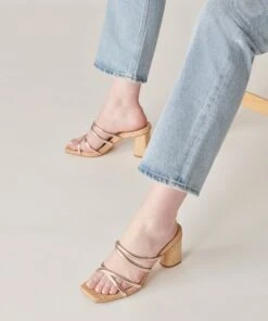 PATSI HEELS ROSE GOLD METALLIC STELLA -Fashion Shoe Store DOLCEVITA HEELS PATSI ROSEGOLDMETALLICSTELLA ONFOOT 3