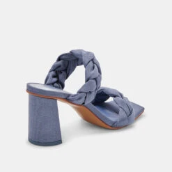 PHEBY HEELS INDIGO SILK -Fashion Shoe Store DOLCEVITA HEELS PHEBY INDIGOSILK 03
