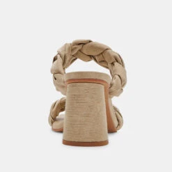 PHEBY HEELS KHAKI SILK -Fashion Shoe Store DOLCEVITA HEELS PHEBY KHAKISILK 05