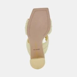 PILTON HEELS LEMON CREAM STELLA -Fashion Shoe Store DOLCEVITA HEELS PILTON LEMONCREAMSTELLA 07