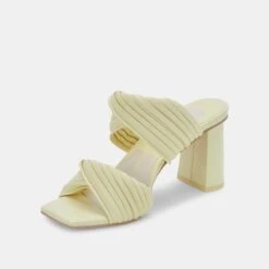 PILTON HEELS LEMON CREAM STELLA -Fashion Shoe Store DOLCEVITA HEELS PILTON LEMONCREAMSTELLA 08