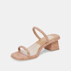 RAMIZE SANDALS NATURAL CORK -Fashion Shoe Store DOLCEVITA HEELS RAMIZE NATURALCORK 8