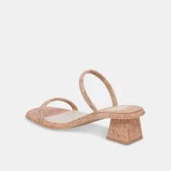 RAMIZE SANDALS NATURAL CORK -Fashion Shoe Store DOLCEVITA HEELS RAMIZE NATURALCORK 9