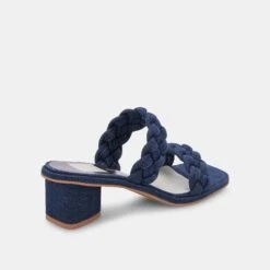 RONIN SANDALS INDIGO DENIM -Fashion Shoe Store DOLCEVITA HEELS RONIN INDIGODENIM 03