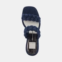 RONIN SANDALS INDIGO DENIM -Fashion Shoe Store DOLCEVITA HEELS RONIN INDIGODENIM 06