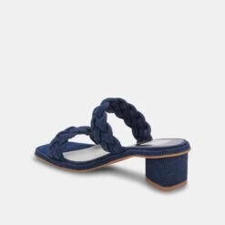 RONIN SANDALS INDIGO DENIM -Fashion Shoe Store DOLCEVITA HEELS RONIN INDIGODENIM 09