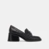 Dolce Vita TALIE LOAFERS ONYX EMBOSSED LEATHER -Fashion Shoe Store DOLCEVITA HEELS TALIE ONYXEMBOSSEDLEATHER 02
