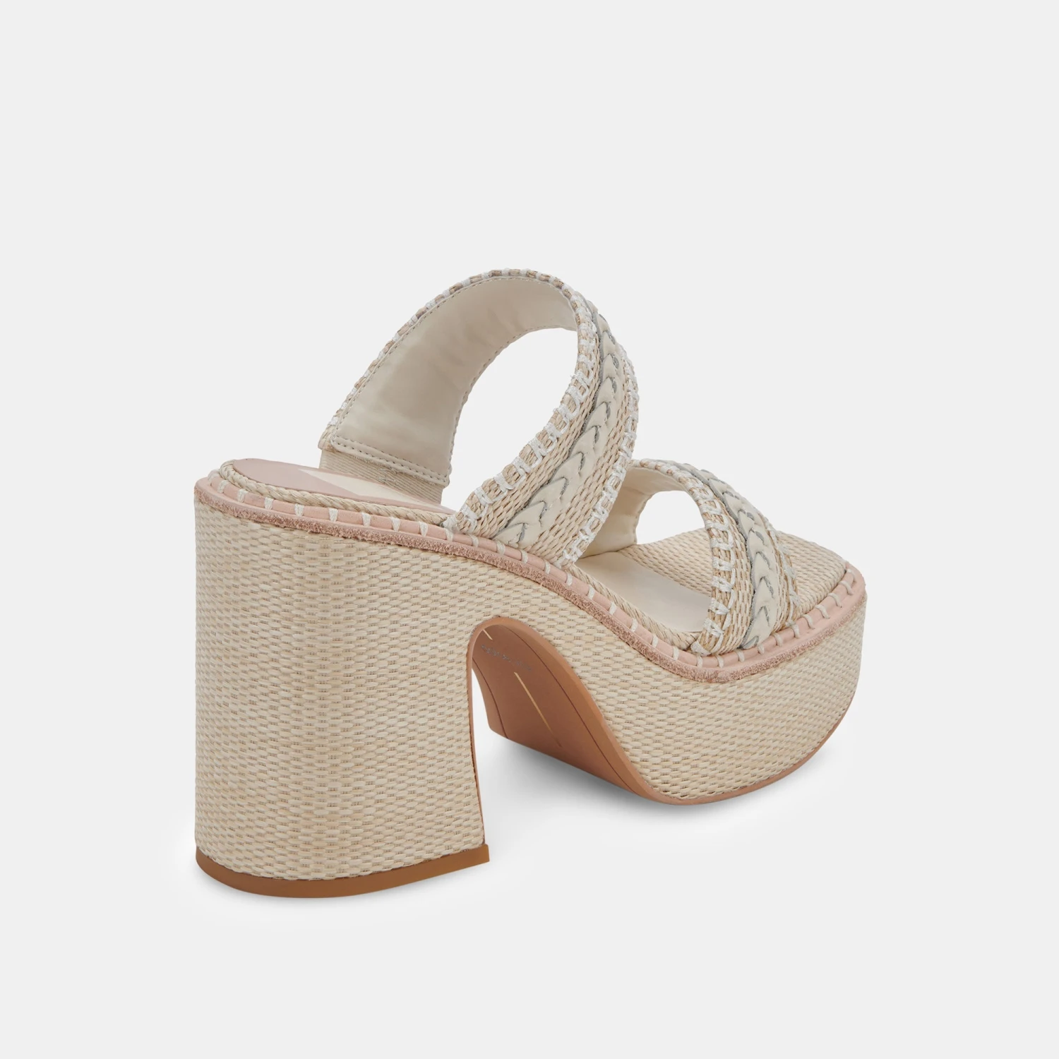WHIM HEELS OATMEAL RAFFIA 5 WHIM HEELS OATMEAL RAFFIA - Image 3