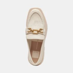 Dolce Vita ERNA FLATS IVORY LEATHER -Fashion Shoe Store DOLCEVITA LOAFERS ERNA IVORYLEATHER 06