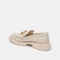 Dolce Vita ERNA WIDE FLATS IVORY LEATHER -Fashion Shoe Store DOLCEVITA LOAFERS ERNA IVORYLEATHER 09 37ef097a 1ae4 421b 8256 137cc7bea802