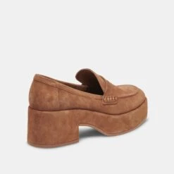 Dolce Vita YANNI LOAFERS CHESTNUT SUEDE -Fashion Shoe Store DOLCEVITA LOAFERS YANNI CHESTNUTSUEDE 03