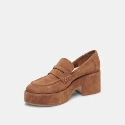 Dolce Vita YANNI LOAFERS CHESTNUT SUEDE -Fashion Shoe Store DOLCEVITA LOAFERS YANNI CHESTNUTSUEDE 08