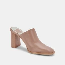 PAREZ MULES CAFE LEATHER -Fashion Shoe Store DOLCEVITA MULES PAREZ CAFELEATHER 08