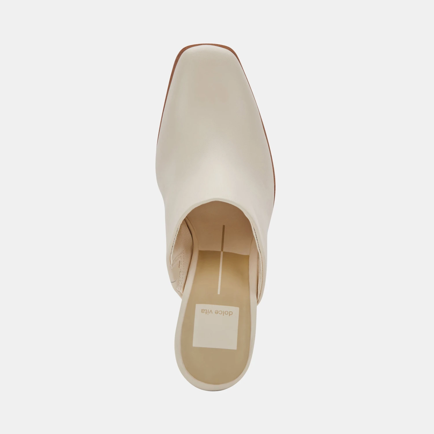 PAREZ MULES CREAM LEATHER 10 PAREZ MULES CREAM LEATHER - Image 8