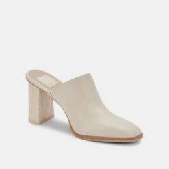 PAREZ MULES CREAM LEATHER 14 PAREZ MULES CREAM LEATHER -Fashion Shoe Store DOLCEVITA MULES PAREZ CREAMLEATHER 08