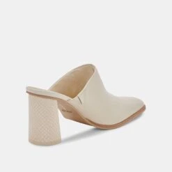 PAREZ MULES CREAM LEATHER 15 PAREZ MULES CREAM LEATHER -Fashion Shoe Store DOLCEVITA MULES PAREZ CREAMLEATHER 09