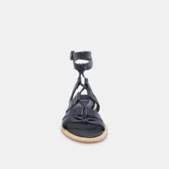 Dolce Vita ADISON SANDALS BLACK LEATHER -Fashion Shoe Store DOLCEVITA SANDALS ADISON BLACKLEATHER 04