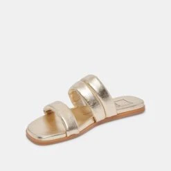 ADORE SANDALS GOLD METALLIC LEATHER -Fashion Shoe Store DOLCEVITA SANDALS ADORE GOLDMETALLICLEATHER 08