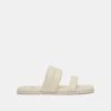 ADORE SANDALS IVORY LEATHER -Fashion Shoe Store DOLCEVITA SANDALS ADORE IVORYLEATHER 02