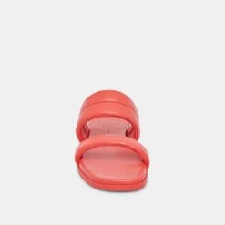 ADORE SANDALS RED LEATHER -Fashion Shoe Store DOLCEVITA SANDALS ADORE REDLEATHER 04