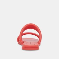 ADORE SANDALS RED LEATHER -Fashion Shoe Store DOLCEVITA SANDALS ADORE REDLEATHER 05