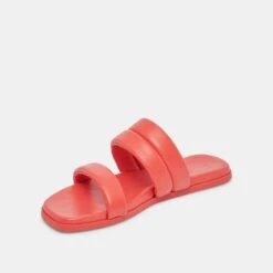 ADORE SANDALS RED LEATHER -Fashion Shoe Store DOLCEVITA SANDALS ADORE REDLEATHER 08