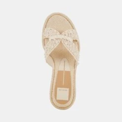 ATOMIC PEARL SANDALS VANILLA RAFFIA 18 ATOMIC PEARL SANDALS VANILLA RAFFIA -Fashion Shoe Store DOLCEVITA SANDALS ATOMICPEARL VANILLARAFFIA 06